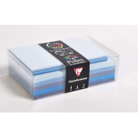 Clairefontaine 20861C - Correspondance Pollen - Coffret 40 Enveloppes 9x14cm + 40 Cartes Simples 8,2x12,8cm - Theme B