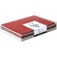 Clairefontaine 20900C - Coffret de 20 Enveloppes Auto-Adhesives, Format C6 (11,4x16,2cm) + 20 Cartes Simples, Format 11x15,5cm -