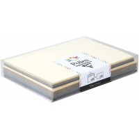 Clairefontaine 20902C - Coffret de 20 Enveloppes Auto-Adhesives, Format C6 (11,4x16,2cm) + 20 Cartes Simples, Format 11x15,5cm -
