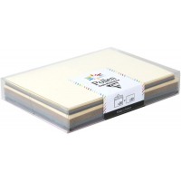 Clairefontaine 20902C - Coffret de 20 Enveloppes Auto-Adhesives, Format C6 (11,4x16,2cm) + 20 Cartes Simples, Format 11x15,5cm -