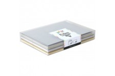 Clairefontaine 20903C - Coffret de 20 Enveloppes Auto-Adhesives, Format C6 (11,4x16,2cm) + 20 Cartes Simples, Format 11x15,5cm -