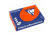 Clairefontaine Trophee - Ramette de papier/cartonne, 250 feuilles, A4 21 x 29.7 cm, Rouge cardinal