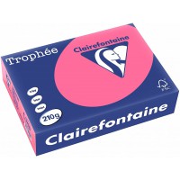 Clairefontaine Trophee - Feuilles de papier/carton, 250 feuilles, A4, 21 x 29,7 cm, couleur fuchsia