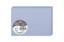 Clairefontaine 22339C - Paquet de 25 Cartes Doubles - Format C6 (11x15,5cm) - 210g/m² - Coloris Bleu Lavande - Carton d'Invitati