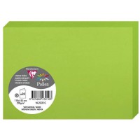 Clairefontaine 2321C - Paquet de 25 Cartes Doubles - Format C6 11x15,5cm - 210g/m² - Coloris Vert Menthe - Cartons d'Invitation 