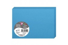 Clairefontaine 2322C - Paquet de 25 Cartes Doubles - Format C6 11x15,5cm - 210g/m² - Coloris Bleu Turquoise - Cartons d'Invitati