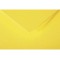 Clairefontaine 2823C - Paquet de 25 Cartes Doubles - Format Carre 13,5x13,5cm - 210g/m² - Coloris Jaune Soleil - Cartons d'Invit