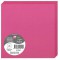 Clairefontaine 2824C - Paquet de 25 Cartes Doubles - Format Carre 13,5x13,5cm - 210g/m² - Coloris Rose Fuchsia - Cartons d'Invit