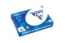 Clairefontaine 2896C Papier d'imprimante Clairalfa (500 feuilles au format DIN A4 avec 90 grammes / papier de copie o