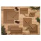Clairefontaine 29003C - Un paquet de 20 enveloppes Pollen gommees 16,5x16,5 cm 120g, Kraft brun