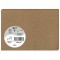 Clairefontaine 29016C - Un paquet de 25 cartes Pollen 11x15,5 cm 210g, Kraft brun
