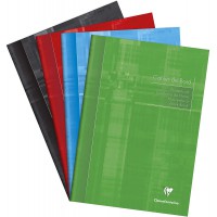 Clairefontaine 3139C Un Cahier de Bord Agrafe - A4 21x29,7 cm - 72 Pages avec Marges Detachables - Papier Registre V