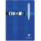 Clairefontaine 3160C - Un cahier pique de papier dessin uni blanc 32 pages 21x29,7 cm 125g, couverture carte pelliculee, Bleu kl