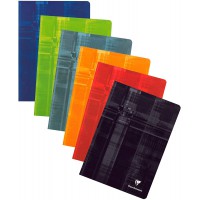 Clairefontaine 3166C Un Cahier Agrafe - A4 21x29,7 cm - 96 Pages Lignees - Papier Blanc 90 g - Couverture Carte Pelliculee Coule