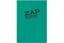 Lot de 5 : Clairefontaine 3355C Carnet Encolle Zap Book - 160 Feuilles Papier Croquis 100% Recycle - A5 14,8x21 cm 80g - Couleur