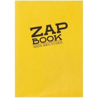 Lot de 5 : Clairefontaine 3356C Carnet Encolle Zap Book - 160 Feuilles Papier Croquis 100% Recycle - A6 10,5x14,8 cm 80g - Coule