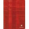 Clairefontaine 3381C Un Cahier Agrafe - 24x32 cm - 144 Pages Grands Carreaux - Papier Blanc 90 g - Couverture Carte P