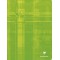 Clairefontaine 3381C Un Cahier Agrafe - 24x32 cm - 144 Pages Grands Carreaux - Papier Blanc 90 g - Couverture Carte P