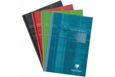 Clairefontaine 3689C Un Cahier de Bord Agrafe - A5 14,8x21 cm - 40 Pages avec Marges Detachables - Papier Registre V