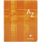 Clairefontaine 3748C Un Repertoire Alphabetique Agrafe - 17x22 cm 96 Pages Grands Carreaux Papier Clairefontaine Blanc 90 g - Co
