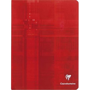 Clairefontaine 3997C - Un cahier d'ecriture pique "Clairenfantine" 32 pages 17x22cm 90g lignees DL 5 mm, couverture carte pellic