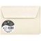 Clairefontaine 50046C - Paquet de 20 Enveloppes Auto-Adhesives - Format C6 (11,4x16,2cm) - 120g - Coloris Ivoire Irise - Invitat