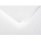 Clairefontaine 54030C - Paquet de 20 Enveloppes Gommees - Format 7,5x10cm - 120g/m² - Coloris Blanc Irise - Invitation Evenement