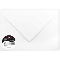 Clairefontaine 5432C - Paquet de 20 Enveloppes Gommees - Format C5 16,2x22,9cm - 120g/m² - Coloris Blanc - Invitation Evenements