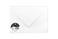 Clairefontaine 5432C - Paquet de 20 Enveloppes Gommees - Format C5 16,2x22,9cm - 120g/m² - Coloris Blanc - Invitation Evenements