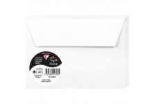 Clairefontaine 5436C - Paquet de 20 Enveloppes Auto-Adhesives - Format C6 11,4x16,2cm - 120g/m² - Coloris Blanc - Invitation Eve