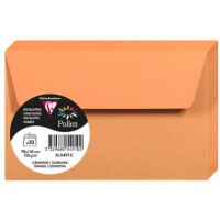 Clairefontaine 10334C - Sachet de 5 Cartes Simples - Format 10,5x14,8cm - 210g/m² - Coloris Poudre de Corail - Invitation Evenem