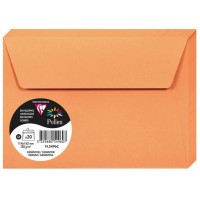 Clairefontaine 10348C - Sachet de 5 Cartes Simples - Format 10,5x14,8cm - 210g/m² - Coloris Bois - Cartons d'Invitation Evenemen