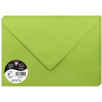 Clairefontaine 11129C - Paquet de 25 Cartes Simples - Format Carre 16x16cm - 210g/m² - Coloris Myosotis - Cartons d'Invitation E