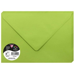 Clairefontaine 11129C - Paquet de 25 Cartes Simples - Format Carre 16x16cm - 210g/m² - Coloris Myosotis - Cartons d'Invitation E