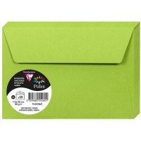 Clairefontaine 5546C - Un Paquet de 20 Enveloppes Pollen - Format C6 (11,4x16,2cm) - 120g - Enveloppes Auto-Adhesive