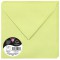 Clairefontaine 55473C - Paquet de 20 Enveloppes Gommees - Format Carre (16,5x16,5cm) - 120g/m² - Coloris Vert Bourge