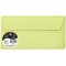 Clairefontaine 55475C - Paquet de 20 Enveloppes Auto-Adhesives - Format DL (11x22cm) - 120g/m² - Coloris Vert Bourgeon - Invitat