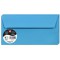 Clairefontaine 11217C - Paquet de 20 Cartes Simples - Format 7x9,5cm - 210g/m² - Coloris Bleu turquoise - Cartons d'Invitation E