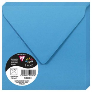Clairefontaine 11224C - Paquet de 25 Cartes Simples - Format 7x9,5cm - 210g/m² - Coloris Rose Fuchsia - Cartons d'Invitation Eve