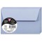 Clairefontaine 55721C - Paquet de 20 Enveloppes Auto-Adhesives - Format 9x14cm - 120g/m² - Coloris Bleu Lavande - Invitation Eve