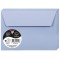 Clairefontaine 55726C - Paquet de 20 Enveloppes Auto-Adhesives - Format C6 (11,4x16,2cm) - 120g - Coloris Bleu Lavande - Invitat