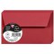 Clairefontaine 5581C - Paquet de 20 Enveloppes Auto-Adhesives - Format 9x14cm - 120g/m² - Coloris Rouge Groseille - Invitation E