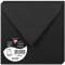 Clairefontaine 5798C - Paquet de 20 Enveloppes Gommees - Format Carre 14x14cm - 120g/m² - Coloris Framboise - Invitation Eveneme