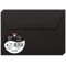 Clairefontaine 5836C - Paquet de 20 Enveloppes Auto-Adhesives - Format C6 11,4x16,2cm - 120g - Coloris Noir - Invita