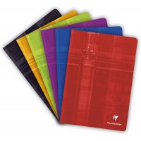 Clairefontaine 63161C Un Cahier Agrafe - A4 21x29,7 cm - 96 Pages Grands Carreaux - Papier Blanc 90 g - Couverture Carte Pellicu