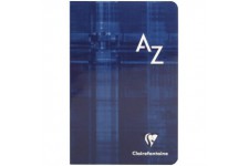 Lot de 10 : Clairefontaine 63609C Repertoires Agrafes - 11x17 cm - 96 Pages Petits Carreaux - Papier Blanc 90 g - Couverture Car