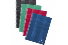 Clairefontaine 68161C Un Cahier a  Spirale - A4 21x29,7 cm 180 Pages Grands Carreaux Papier Clairefontaine Blanc 90 g - Couvertu