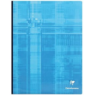 CLAIREFONTAINE Cahiers brochure 192 pages 5x5 24x32. Couverture carte epaisse