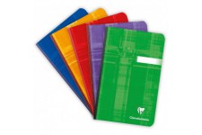 Clairefontaine 69602C Un Carnet Dos Toile - 11x17 cm - 192 pages Petits Carreaux - Papier Blanc 90 g - Couverture Car