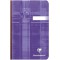 Clairefontaine 69602C Un Carnet Dos Toile - 11x17 cm - 192 pages Petits Carreaux - Papier Blanc 90 g - Couverture Car